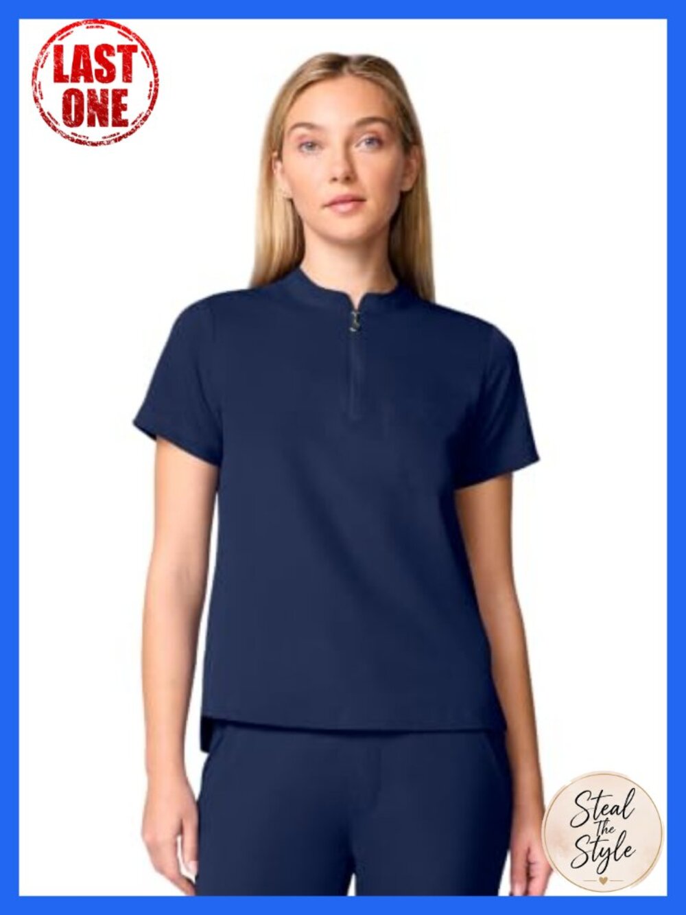 Healing Hands EVRY Womens Scrub Tops V Neck Dolman Sleeve 2-Way Stretch